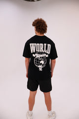 Charged Oversized Tee - Black/White