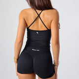 Women's Crop Tank Black