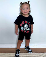 Kids World Gym T-Shirt Black