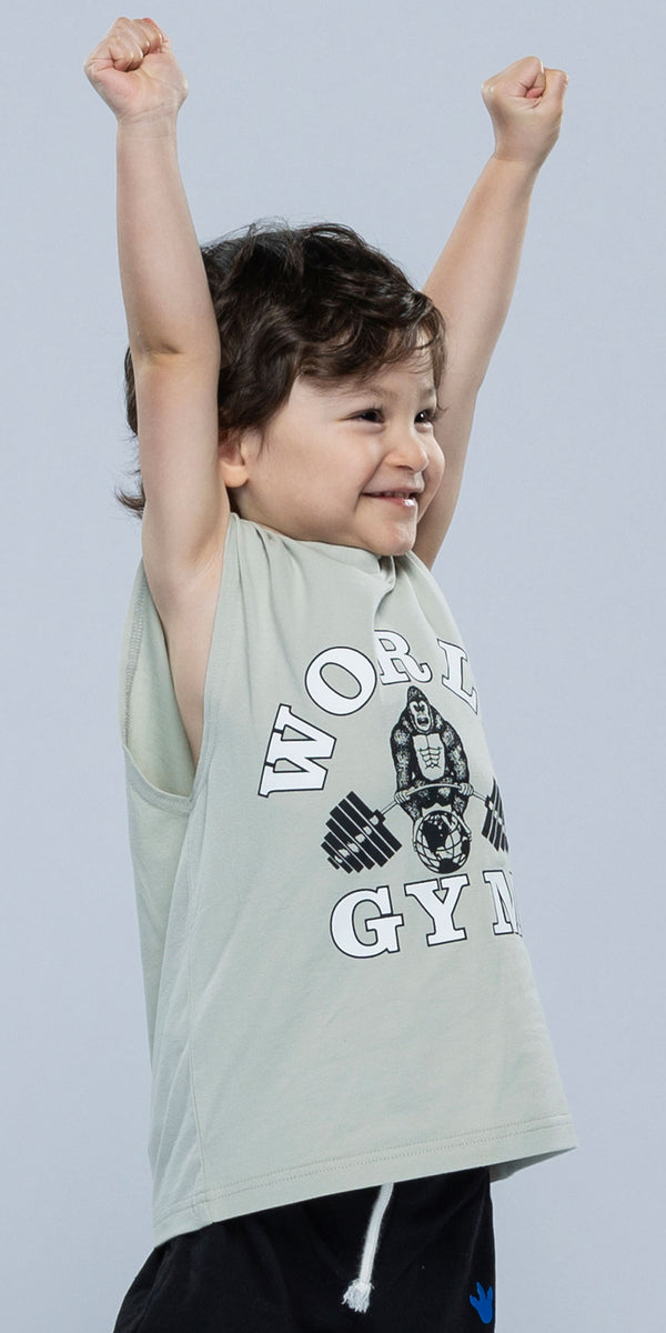 Kids Gorilla Sleeveless Tee