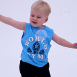 Kids Gorilla Sleeveless Tee - Ultramarine