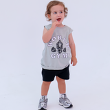 Kids Gorilla Sleeveless Tee - Bone