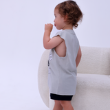 Kids Gorilla Sleeveless Tee - Bone
