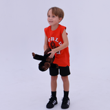Kids Gorilla Sleeveless Tee - Chilli