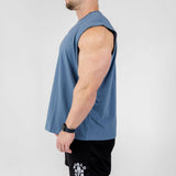 Boxy Sleeveless Tank - Blue