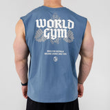 Boxy Sleeveless Tank - Blue