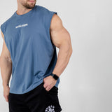 Boxy Sleeveless Tank - Blue