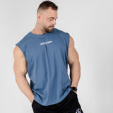 Boxy Sleeveless Tank - Blue