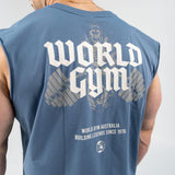 Boxy Sleeveless Tank - Blue
