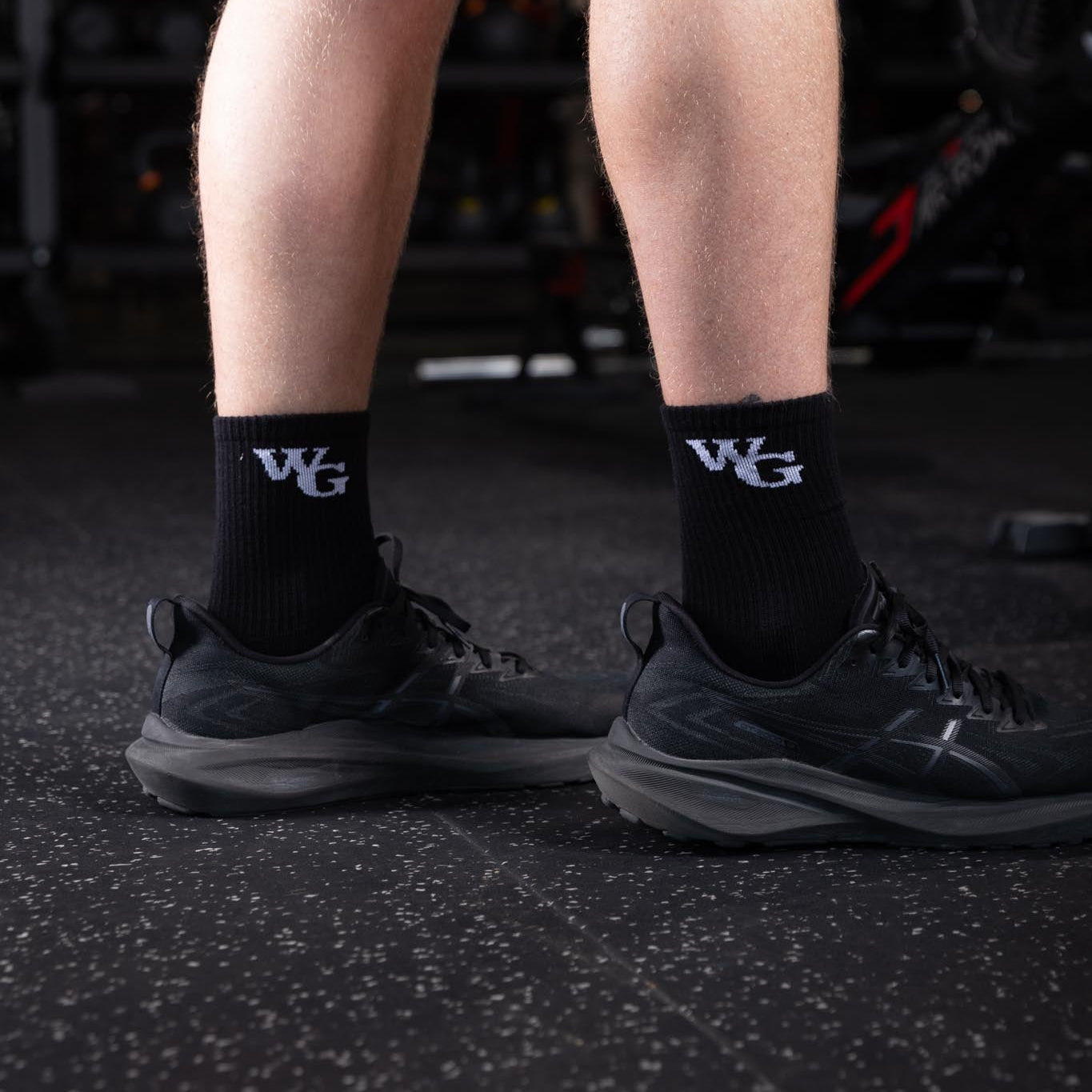 WG Crew Sock Black – World Gym Shop