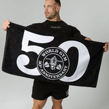 50th Anniversary Towel - Black