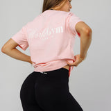 Womens Poise Oversize Tee - Baby Pink