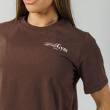 Womens Poise Oversize Tee - Espresso