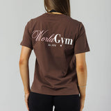 Womens Poise Oversize Tee - Espresso