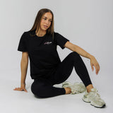 Womens Poise Oversize Tee - Black
