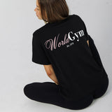 Womens Poise Oversize Tee - Black