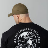 Cap with World Gym Logo - Flexfit - Military Green