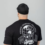 Cap with World Gym Logo - Flexfit - Black/Black