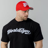 Cap with World Gym Logo - Flexfit - Red