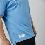 Oversize Legendary Tee - Deep Blue/White