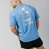 Oversize Legendary Tee - Deep Blue/White