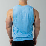 GORILLA LEGACY SLEEVELESS TEE - PACIFIC BLUE