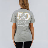 50th Limited Edition Grey Marle/Gold Tee