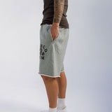 Legacy Raw Long Track Shorts Grey Marle