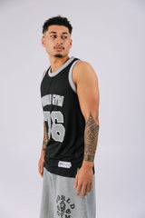 Basketball Jersey Mens - Black/Grey