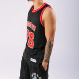 Basketball Jersey Mens - Black/Red