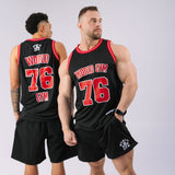 Basketball Jersey Mens - Black/Red