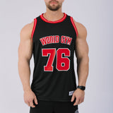 Basketball Jersey Mens - Black/Red