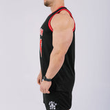 Basketball Jersey Mens - Black/Red