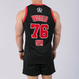 Basketball Jersey Mens - Black/Red