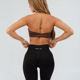 Women's Halter Bra - Espresso