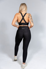 Forme Ribbed Leggings Black