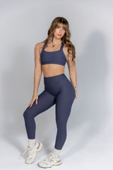 Forme Ribbed Leggings Teal