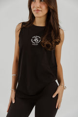 Ladies Balance Tank Black