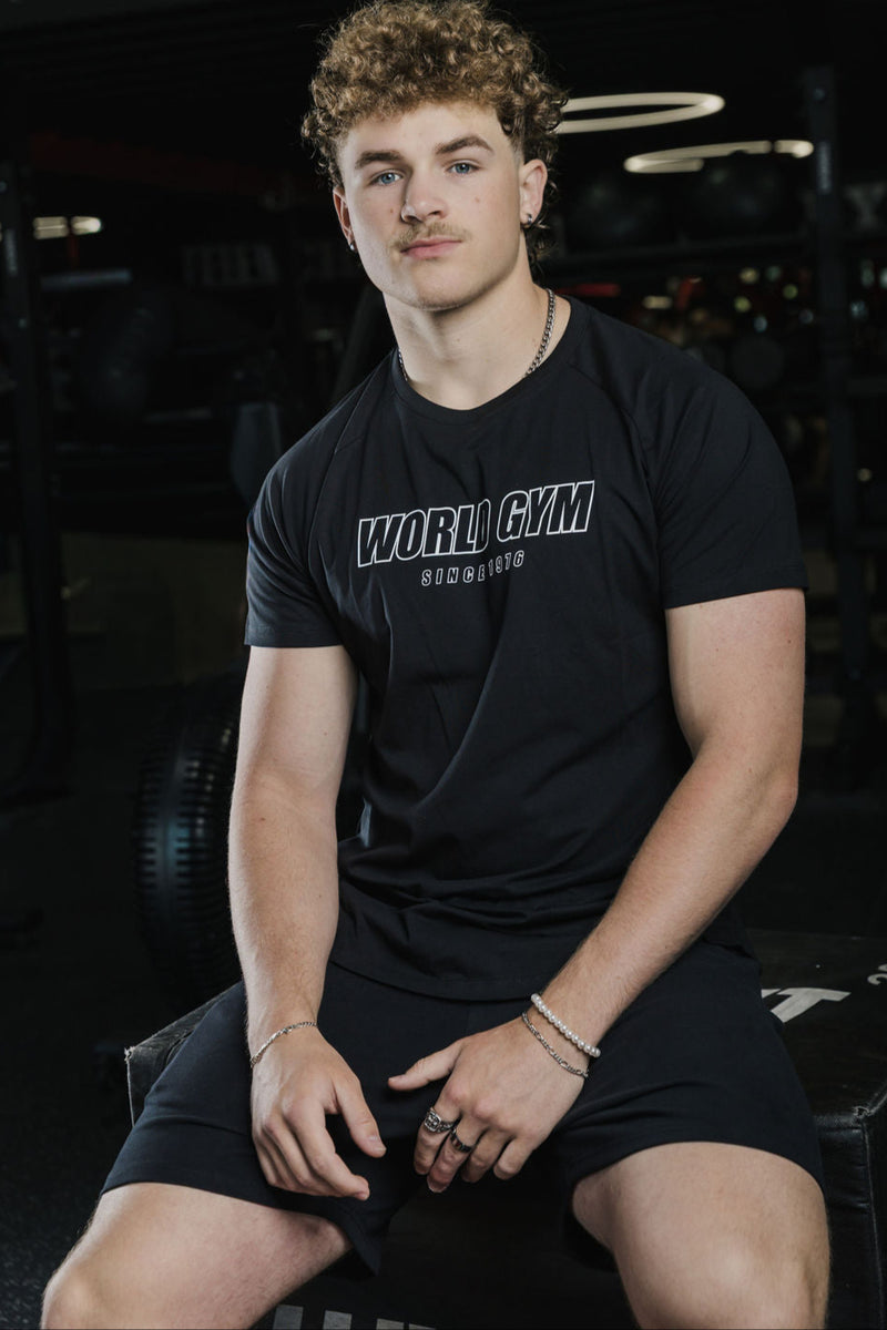 Mens Lifting Tee Black