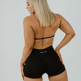 Signature Scrunch Short Black