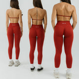 Signature Scrunch Leggings Cherry