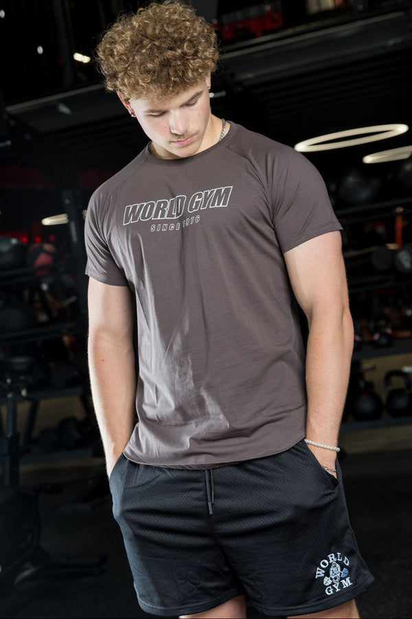 Mens Lifting Tee Smoke