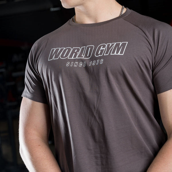 Mens Lifting Tee Smoke