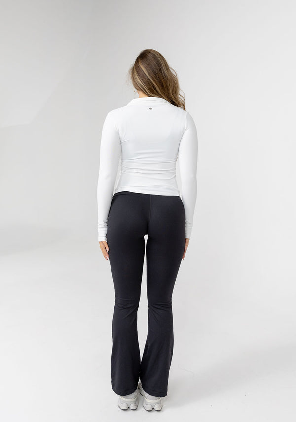 Essence Wide Leg Leggings - Black