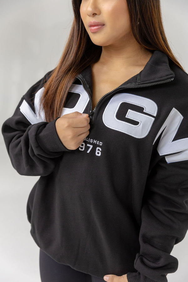 Restore 1/4 Zip Jumper - Black