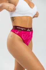 Womens Active Thong Pink