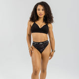 Women's Active Thong Black