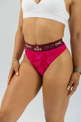 Womens Active Thong Pink