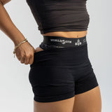 Women's Active Thong Black