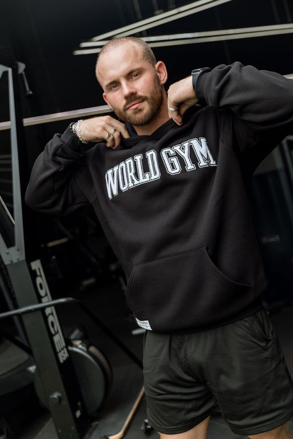 Oversize Greatness Hoodie - Black/White